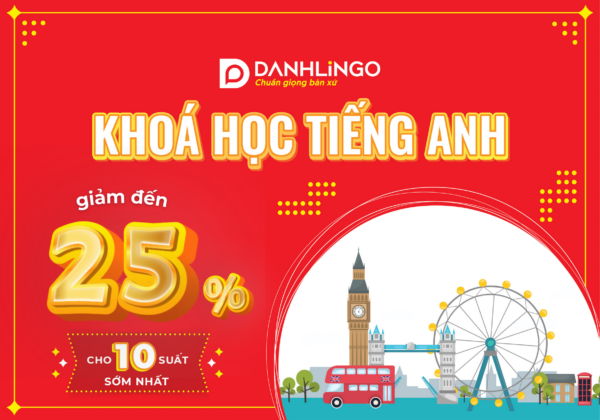 Khai giảng khóa học tiếng Anh tháng 12 - Ưu đãi khủng đến 25% 24 uu dai tet nam 2025 khoa hoc tieng anh