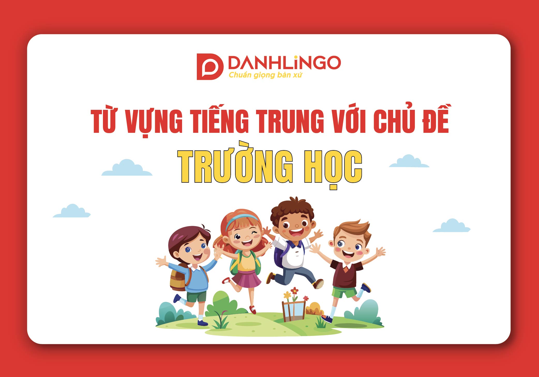 tu vung tieng trung chu de truong lop