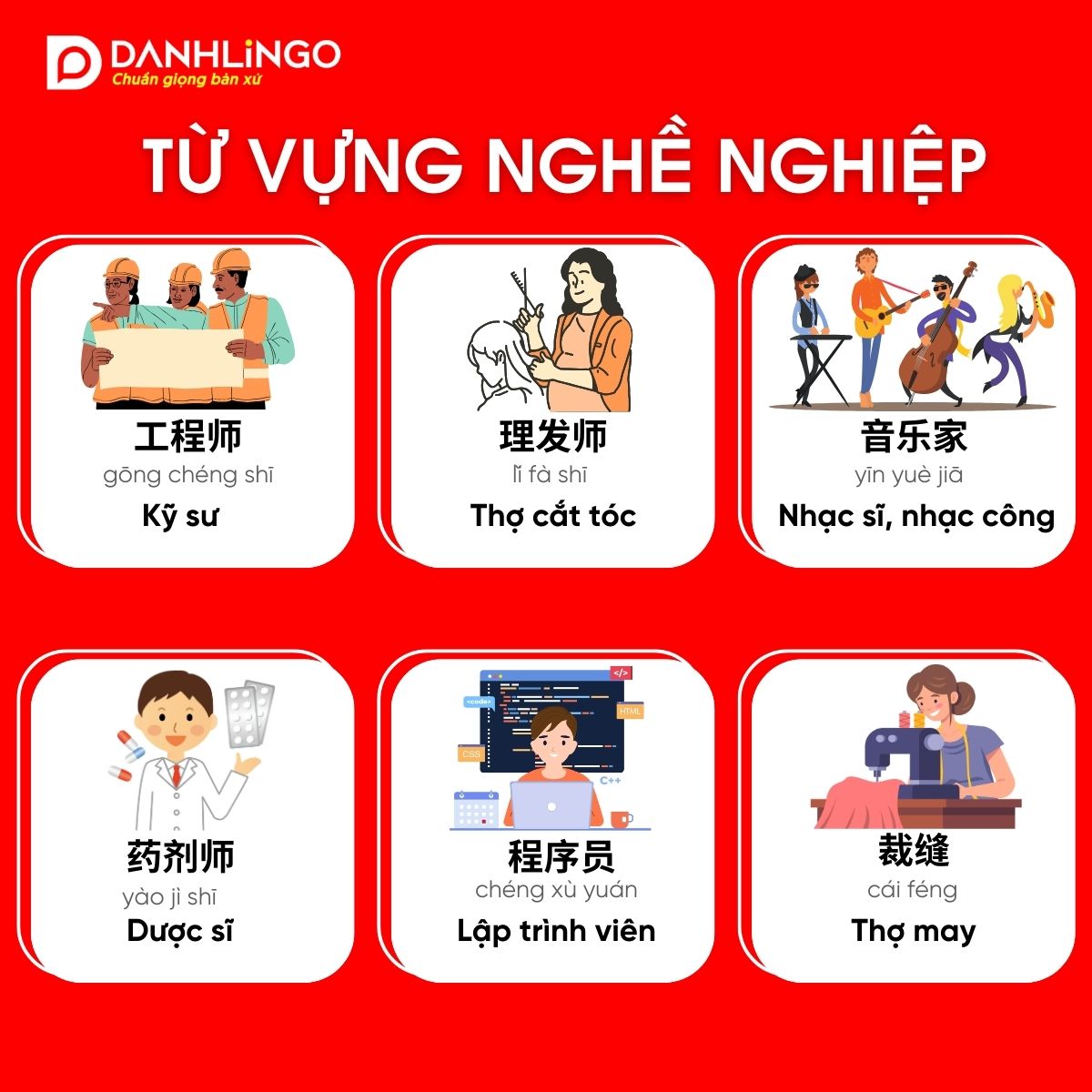 Lớp học tiếng Trung quận 3 giới thiệu nghề nghiệp 3 Lớp học tiếng Trung quận 3 giới thiệu nghề nghiệp