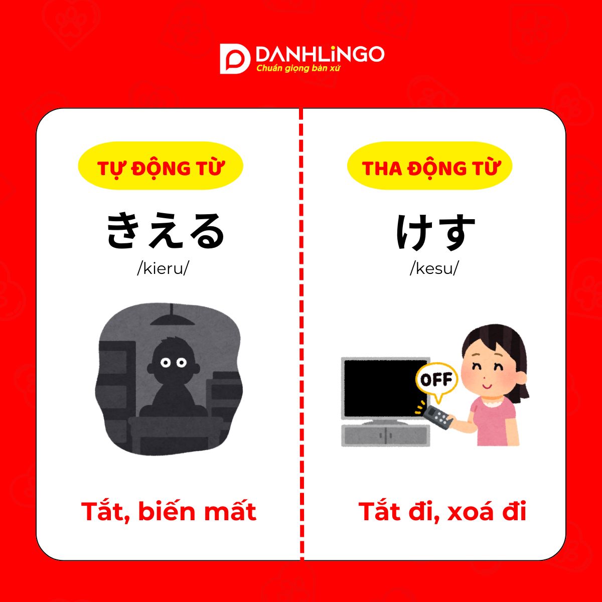 Phân biệt tha động từ và tự động từ trong tiếng Nhật 5 Tha động từ và tự động từ trong tiếng Nhật